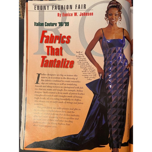 Ebony Magazine, November 1998, Oprah and Danny Cover Feature Story - Picture 4 of 16